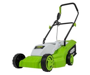 VITO - Cortacésped eléctrico 1200 W Motor inducción, ancho de corte 320 mm, 3 alturas de corte 25 - 65 mm, bandeja 30 L VITO