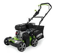 VITO Escarificador de gasolina con 212 cm³ / 5,4 CV - Cesta de 45 L - Aireador de césped - Eliminador de musgo - Desmusgo - Ancho de trabajo de 40 cm - Motor de 4 tiempos - Potencia de 4 kW - 17