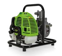 VITO - Motobomba térmica multiusos 43CC, 6500 L/h, evacuación de aguas claras, bodegas, piscinas, succión 8 m, descarga 30 m