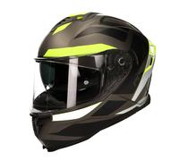 Vito Presto, casco integral S male Mate Gris/Negro/Amarillo Neón