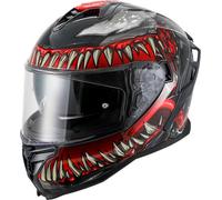 Vito Presto Monster, casco integral XL male Negro/Gris/Rojo