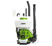 VITO - Pulverizador térmico atomizador 2T 43 CV 1,6 CV 14 L - Pulverizador Polvos y Líquidos Alcance 12 m - Mantenimiento y fertilización cultivos, agricultura