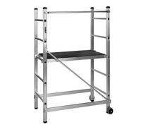 VITO SECURITY 5301 Andamio Rodante Altura 3m Escalera Trabajo Aluminio Carga
