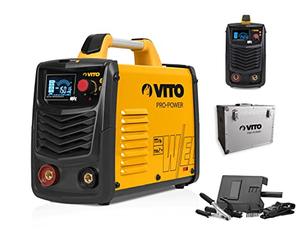 VITO Soldadora combinada con pantalla LCD IGBT 20 - 150 A MMA/TIG/WIG - Soldadura de aluminio - Electrodo - Dispositivo de soldadura inversor - Electrodos inversores - VII150A