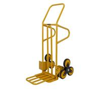 VITO VICTE250 - Carretilla de mano para subir escaleras, capacidad de carga de 250 kg, ruedas de goma maciza, carretilla de transporte para escaleras, carretilla de mano robusta con neumáticos de goma