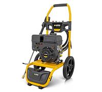 VITO VIML70 Petrol Pressure Washer, Max. Pressure 250 bar, Maximum Flow Rate 708 l/h, 7HP 4T Motor, 8 m Hose, Cleaning Agent Tank, 4 Nozzles, 3 m Intake Hose, Solid Rubber Wheels for Professional Use