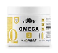 VITOBEST | Ácidos Grasos Omega 3 (AnchOmega®) | Contribuye al funcionamiento normal del corazón, el cerebro y la visión | Apto para celíacos | 200 perlas