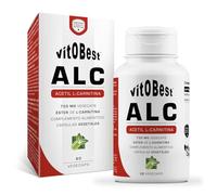 VITOBEST | Aminoácidos ALC (Acetil L-Carnitina) | Contribuye a mejorar las funciones cognitivas y a mantener la energía celular | Acetil L-Carnitina 750 mg por cápsula | 60 VegeCaps