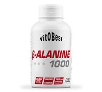 VITOBEST | Aminoácidos Beta-Alanine 1000 | Ayuda a evitar la acidificación del músculo y prevenir lesiones | Retrasa el cansancio y acelera la recuperación muscular | 100 TripleCaps