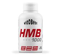 VITOBEST | Aminoácidos HMB 1000 | Ayuda a evitar la degradación del músculo y a reducir los tiempos de recuperación | Ganancia de fuerza y masa muscular magra | 100 TripleCaps