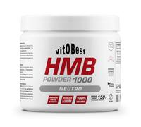 VITOBEST | Aminoácidos HMB 1000 en Polvo | Ayuda a evitar la degradación del músculo y a reducir los tiempos de recuperación | HMB (ß-Hidroxi-ß-Metilbutirato) en polvo | Sabor Neutro - 150 g