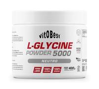 VITOBEST | Aminoácidos L-Arginine 2000 en Polvo | Contribuye al mantenimiento muscular y tiene excelente absorción y tolerancia | L-Glicina pura en forma libre 5000 mg por dosis | Sabor Neutro - 400 g
