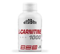 VITOBEST | Aminoácidos L-Carnitine 1000 | Cada cápsula contiene 1000 mg de L-Carnitina (Carnipure™). | Apto para personas celíacas | 100 TripleCaps