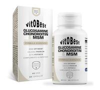 Vit.O.Best Glucosamina + Condroitina + Msm 60 Cápsulas ✅ Entrega 24/72h