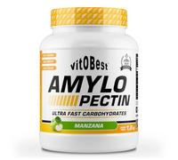 VITOBEST | Carbohidratos 100% Amylopectin | Ayuda a restablecer los depósitos de glucógeno muscular y hepático. Rápida asimilación | Sabor Manzana - 1,8 kg
