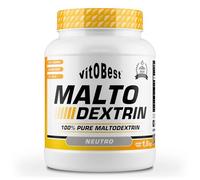 VITOBEST | Carbohidratos 100% Maltodextrin | Ayuda a la síntesis protéica. Contribuye a retrasar la fatiga durante el ejercicio | Sabor Neutro - 1,5 kg