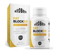VITOBEST | Control de peso Fat Blocker | Ayuda a bloquear las grasas y contribuye a favorecer la pérdida de peso. NO-GMO | Apto para personas celíacas | 90 VegeCaps