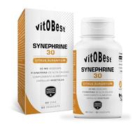 VITOBEST | Control de peso Synephrine 30 | Contribuye a estimular el metabolismo y a aumentar el gasto calórico | Extracto 100% natural Apto para personas celíacas | 90 VegeCaps