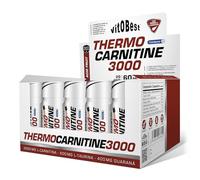 VITOBEST | Control de peso ThermoCarnitine 3000 | Contribuye a movilizar la grasa y convertirla en energía | (Carnipure™) 3000 mg por vial | Sabor Acid Fruit - 20 viales x (60 ml)