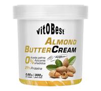 VITOBEST | Cremas Almond ButterCream (by Torreblanca) | Crema de almendra marcona 100% natural con alto valor proteico (21%) | Libre de azúcares añadidos y aceite de palma | 300 g