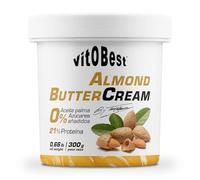 VITOBEST | Cremas Almond ButterCream (by Torreblanca) | Crema de almendra marcona 100% natural con alto valor proteico (21%) | Libre de azúcares añadidos y aceite de palma | 300 g