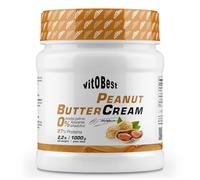 VITOBEST | Cremas Peanut ButterCream (by Torreblanca) | Crema de cacahuete 100% natural con alto valor proteico (27%) | Libre de azúcares añadidos y aceite de palma | 1 kg