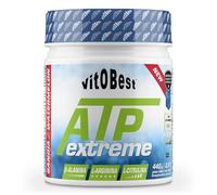 VITOBEST | Endurance ATP Extreme en Polvo | Contribuye a aportar energía de manera prolongada y mejorar la síntesis de ATP | Formulado para deportes explosivos y de resistencia | Sabor Sandía - 440 g