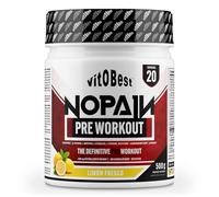 VITOBEST | Entrenos NoPain | Suplemento pre-entreno para maximizar el rendimiento y retrasar la fatiga | Con Clonapure®, β-Alanina, L-Arginina y L-Citrulina | Sabor Cola - 500 g