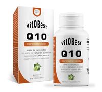 VITOBEST | Especiales Q10 | Ayuda al organismo a generar energía a partir de los ácidos grasos y el oxígeno. Fuerte poder antioxidante | 50 VegeCaps