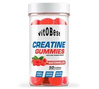VITOBEST | Gominolas de Creatina Monohidrato - Creatina Gummies | Creatina monohidrato en formato gominola | Cómoda, práctica y sin necesidad de agua | Sabor Sandía - 50 Gominolas