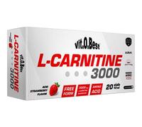 Vitobest L-Carnitine 3000 Fresa Ácida 10 ml x 20 Viales