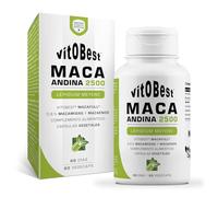 Vitobest Suplemento Maca Andina 2500 mg – 60 cápsulas vegetales (700 mg ext seco)