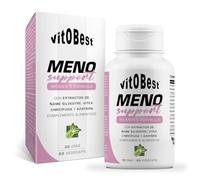VITOBEST | Meno Support Salud Femenina | Contribuye al bienestar durante la menopausia de forma natural | Con cimicífuga, vitex y azafrán Apto para veganas y celíacas | 60 VegeCaps