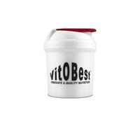 VITOBEST | Mezclador Mini Premium | Mezclador Compacto Oficial Vitobest® de tamaño práctico para Llevar a Cualquier Sitio | Capacidad 300 ml Cierre hermético de fácil Uso | 300 ml