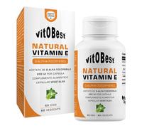 Vitobest Natural Vitamin E 60 Caps