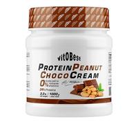 Crema de Cacahuete con Chocolate y Proteína By Torreblanca - Producto Natural y libre de conservantes Sin Azúcar añadida- Suplementos Alimentación y Suplementos Deportivos - Vitobest