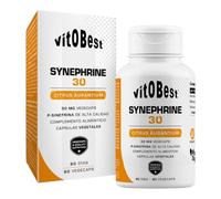 VITOBEST | Control de peso Synephrine 30 | Contribuye a estimular el metabolismo y a aumentar el gasto calórico | Extracto 100% natural Apto para personas celíacas | 90 VegeCaps