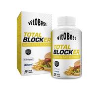 Total Blocke Carb & Fat 90 cápsulas VIT.O.BEST - apoyo en control de carbohidratos y grasas