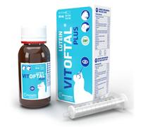 Vitoftal Lutein Plus Gel - Cuidado ocular para perros y gatos - Cantidad: 50 ml