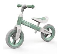VITONIS Bicicleta sin Pedales First Bike para Niños de 1,5 - 4 años hasta 25 Kg, Volante y Sillín de Altura Ajustable, Candado para Volante, Ultraligero para Niños y Niñas,Verde