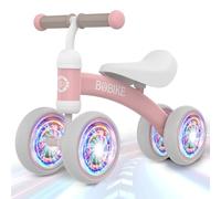 VITONIS Bicicleta sin Pedales para niños a Partir de 1 año de Equilibrio, Juguetes Bebes 1 Año, Bici Bebe con 4 Ruedas para bebés de 10 a 24 Meses Niños y Niñas como Regalo Rosa