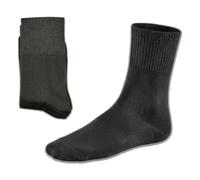 Vitopia 6 pares de calcetines para diabéticos para hombre sin impresión de goma | Cintura extra ancha sin impresión de goma | Calcetines saludables aptos para las venas, 6 negros, 39-43 Große Größen