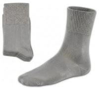 Vitopia 6 pares de calcetines para diabéticos para hombre sin impresión de goma | Cintura extra ancha sin impresión de goma | Calcetines saludables aptos para las venas, 6 grises, 39-43 Große Größen