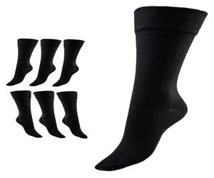 Vitopia Calcetines de salud para mujer, de caña extra ancha, aptos para las venas, 6 negros, 39-42 Große Größen