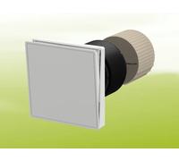 Vitovent 100-D Typ H40E B55 (F) Viessmann incl. revestimiento de ventana blanco, tubo de 500 mm