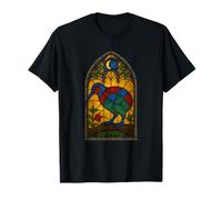 Vitral Kiwi Bird Window Art Camiseta