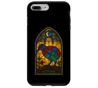 Vitral Kiwi Bird Window Art Carcasa para iPhone 7 Plus/8 Plus