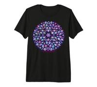Vitral, Rosal, Sainte Chapelle, París Camiseta Premium