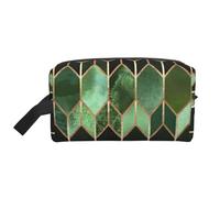 Vitral Verde Bosque, Bolsa de Maquillaje Bolsa de cosméticos Bolsa de artículos de tocador de Viaje portátil Organizador de Bolsa de Maquillaje