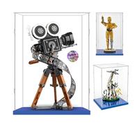 Vitrina 25x25x45 para Lego C3po 75398 43230 76989,Caja Exhibición Acrílico Transparente Antipolvo para Figuras Anime Muñecos Coleccion